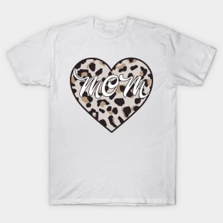 Mom Funny Leopard Design T-Shirt